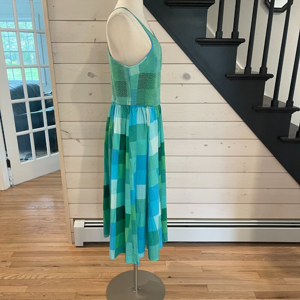 Plenty by Tracy Reese Smocked Halter A-Line Dress Size Large - Picture 7 of 14